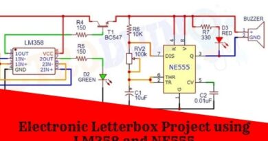 Electronic Letterbox Project using LM358 and NE555