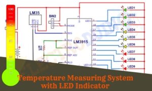 Temperature Measuring System with LED Indicator » ElectroDuino