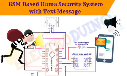 Home Security System Using Pir Sensor