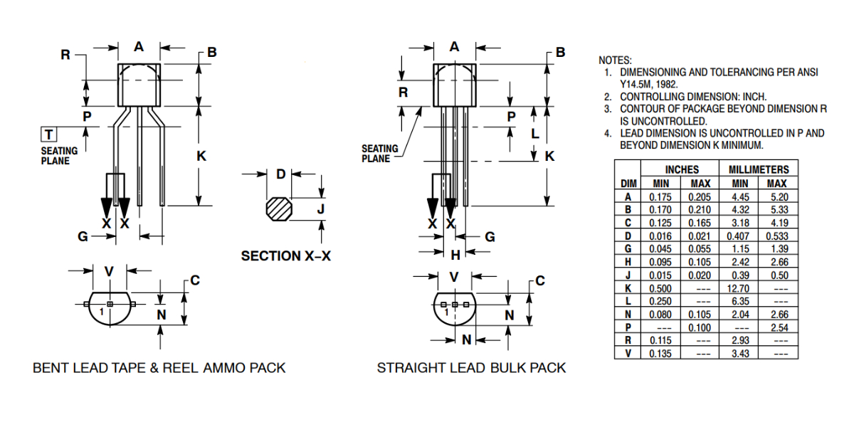 2D-Model and Dimensions